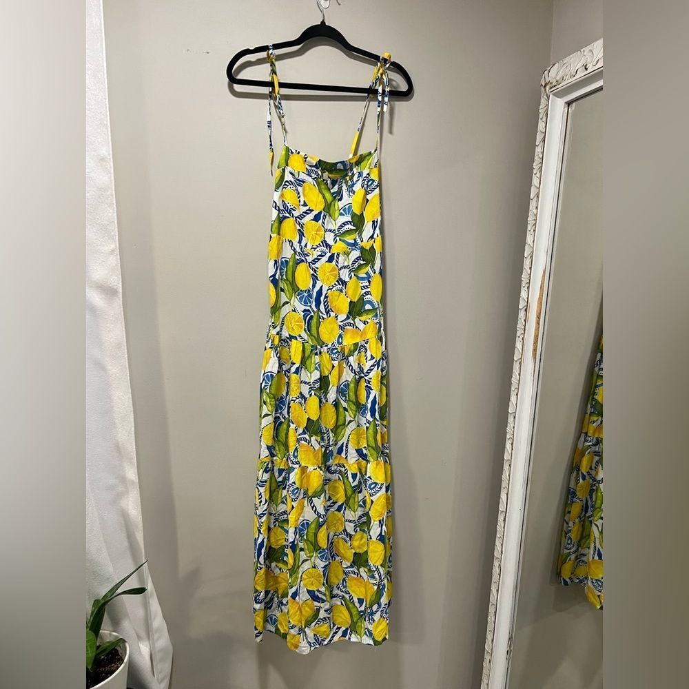 Kenny Flowers THE POSITANO
Resort Dress Lemon and Blue Maxi Dress - Picture 7 of 12